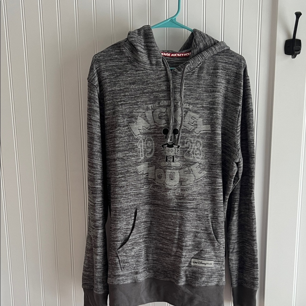Disney Charcoal Hoodie with Mickey Mouse Design